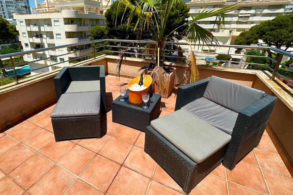 Atico Puerto Marina 2 Hab Con Piscina, 500M De La Plata Apartamento Torremolinos Exterior foto